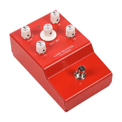 Land Devices Hunter Stereo Distortion Pedal Red image 2