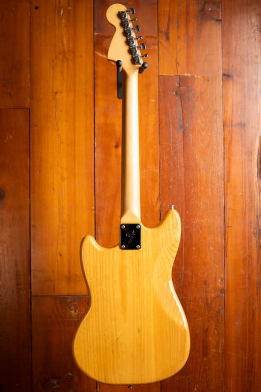 1977 Fender Mustang Natural | Reverb