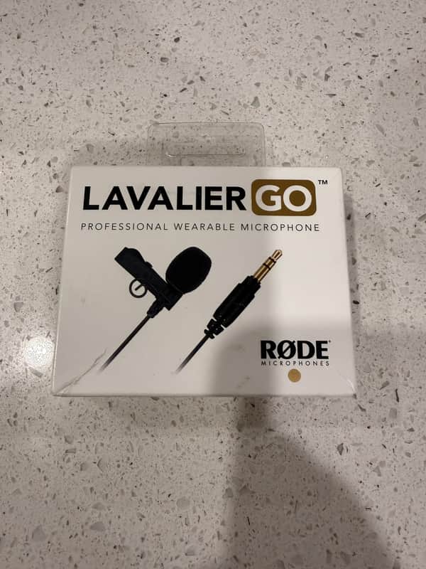 RODE Lavalier Go Microphone 2019 - Present - Black image 1