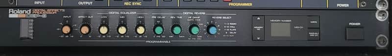 Roland DEP-3 Digital Effects Processor 1987 - 1992 - Black image 1