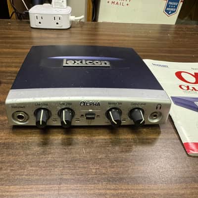 Lexicon Alpha USB Digital Recording Interface - LEXALPHAV - w/USB Cable image 4