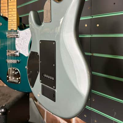 Sterling by Music Man LK100D Luke Blue Electric Guitar image 12