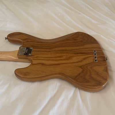 2018 Fender Limited Edition Roasted Ash American Professional Jazz Bass with Maple Fretboard - Natural - Free Pro Setup image 11