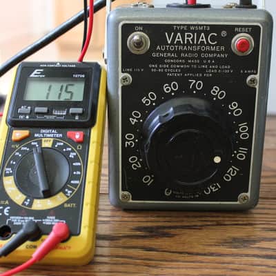 General Radio Company Variac W5MT3 1970's Metal Grey image 2