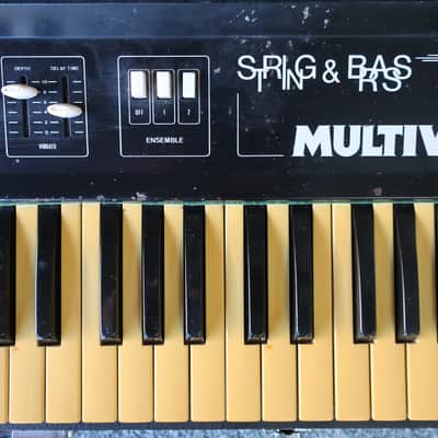 Vintage 1970s Univox Multivox Mx202 String & Bass Synthesizer Analog String Organ Instant Rock Goth Machine String Ensemble Led Zeppelin Cure WOW VIDEO image 6