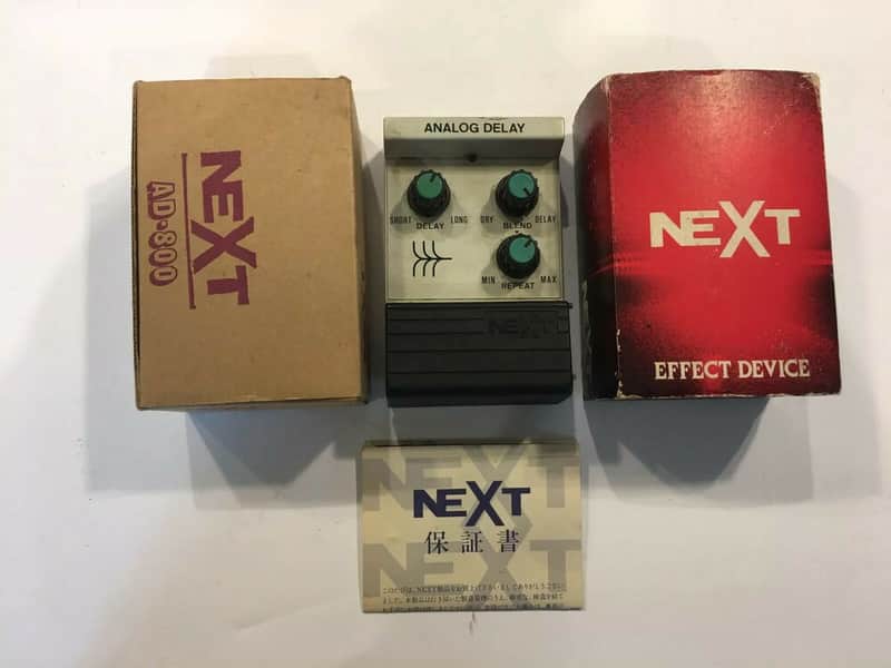 NEXT アナログディレイ AD-800 ANALOG DELAY エフェクター Next AD-800 Analog Delay Echo Rare Vintage Guitar Effect Pedal MIJ
