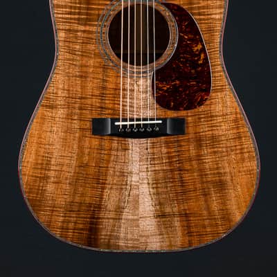 Huss and Dalton D-45 Premium Figured Koa with Paua Pearl Custom NEW image 4