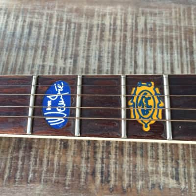 Wandré BB with tremolo (very rare) 1960 Black-Yellow-red with smoke patterns image 4