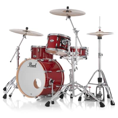 Pearl PMX Professional Maple Sequoia Red Lacquer Drums 20x14, 12x8, 14x14 Shell Pack | NEW | Authorized Dealer image 12