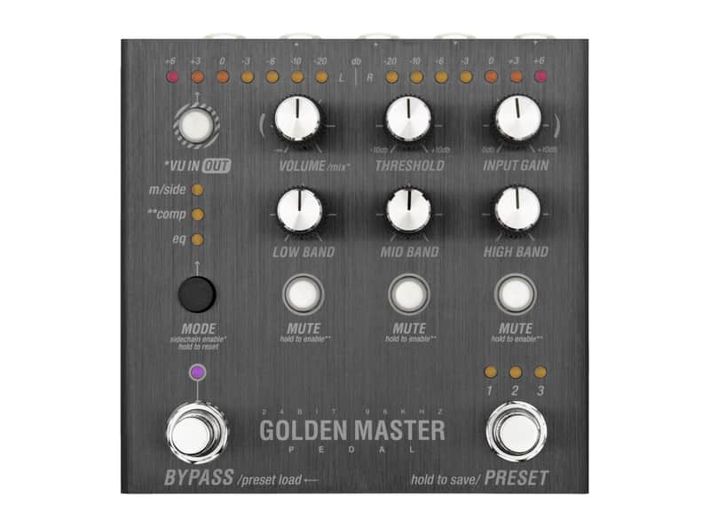 Endorphin.es Golden Master Multi-Band Compressor Pedal (Black) image 1
