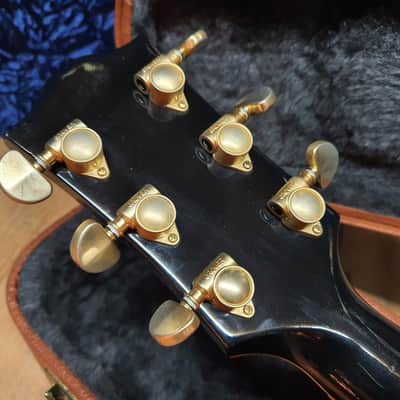 2015 Gibson ES-335 Bigsby Black Gold Tortoise Semi Hollow Electric Guitar image 8