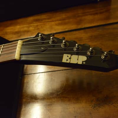 ESP EX Explorer Black James Hetfield Metallica Style Guitar EMG 81 60 + CaseMIJ Japan image 4