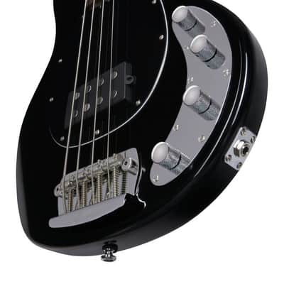Sterling by MusicMan StingRay RAY34BK-R2, Black, 4-string electric bass image 5
