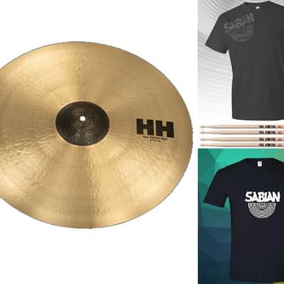 Sabian HH 21” Raw Bell Dry Ride Cymbal +Shirt/2x Sticks | Bundle & Save | Made in Canada | Authorized Dealer image 1