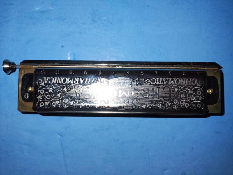 Hohner Chromonica 270/48 Harmonica in Key of D - Chrome image 1