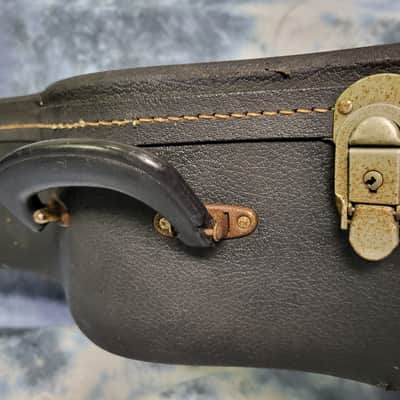 Vintage RARE 1970's Gibson Purple Black Hard Shell Guitar Case LGO LG1 LG2Others image 3