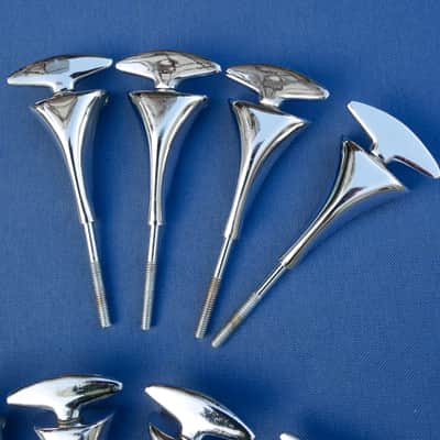 Sonor Teardrop T-rods Tension Rods Claws Clawhooks Bass Drum Lot of 8 Vintage image 2