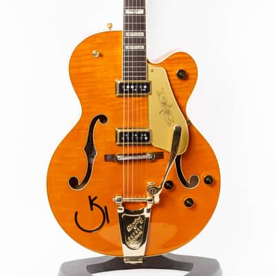 Gretsch G6120T-55 Vintage Select '55 Chet Atkins 2022 Vintage Orange Stain image 2