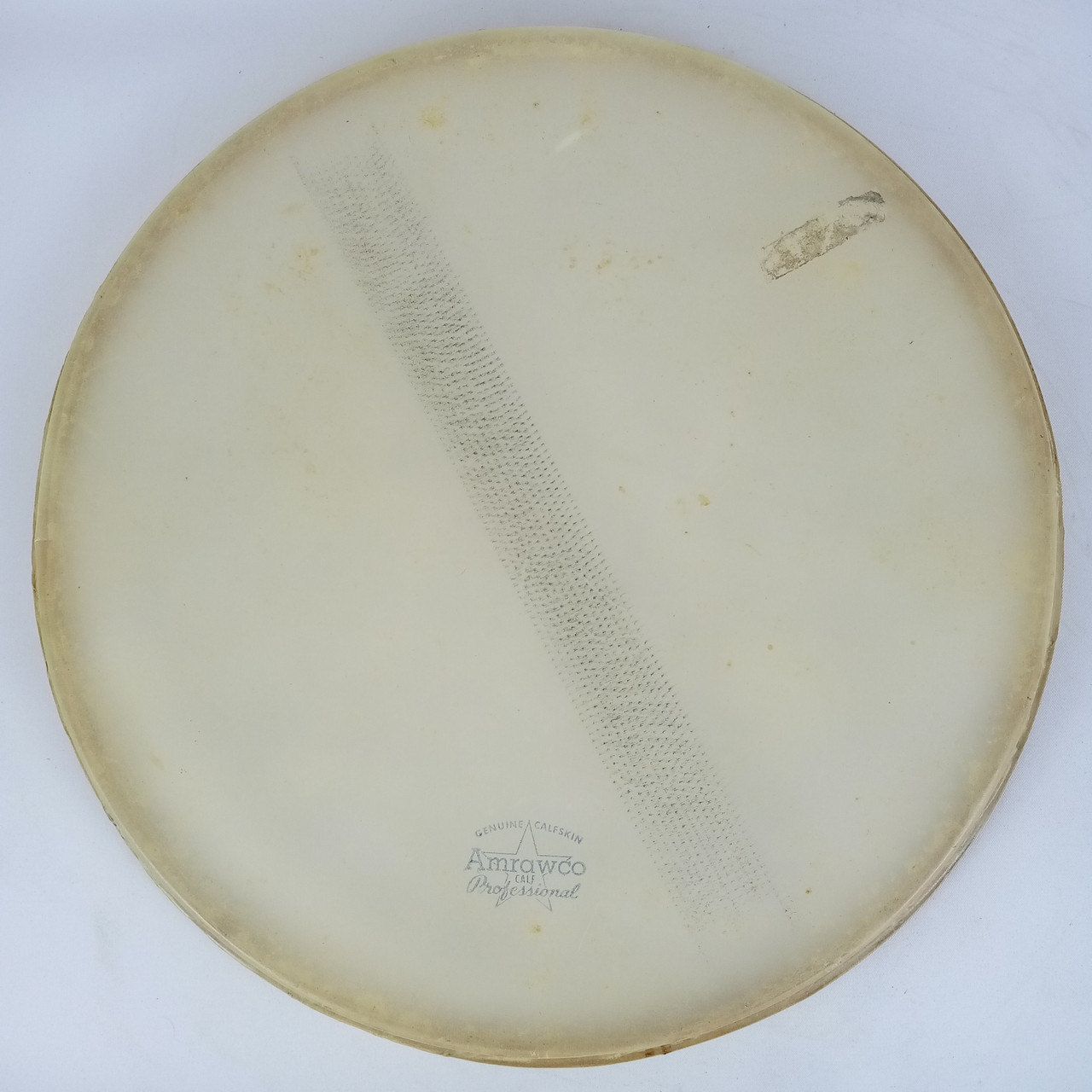 Amrawco Professional 15"Slunk Resonant Genuine Calf Skin Snare Side Drum Head US — main photograph