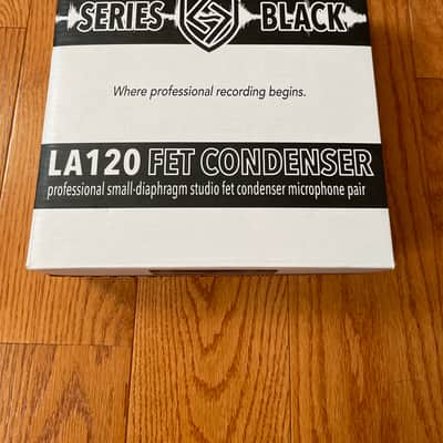 Lauten Audio LA-120 Small Diaphragm FET Condenser Microphone Stereo Pair 2010s - Black image 3