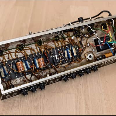 Fender Deluxe 2-Channel 20-Watt 1x12" Guitar Combo 1963 - 1966 - Black Panel image 8