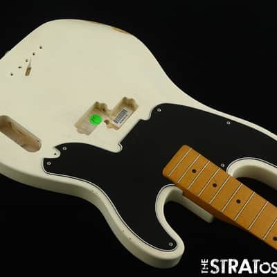 Fender Mike Dirnt Road Worn Precision P Bass BODY & NECK Ash Nitro White Blonde image 2