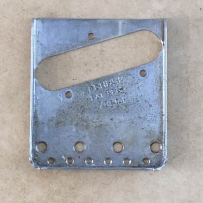 Lefty Fender American Vintage 1962 Reissue Serial Tele Bridge Plate USA Relic image 2