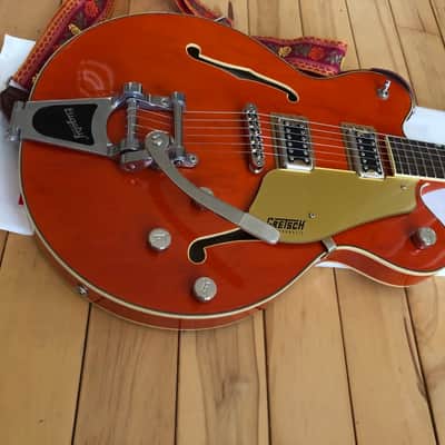 Gretsch G5622T Electromatic Center Block Double Cutaway with Bigsby, Laurel Fretboard 2019 - Present - Orange Stain image 6
