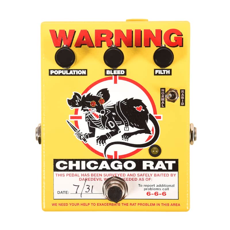 Daredevil Pedals The Chicago Rat Distortion/Fuzz Pedal image 1