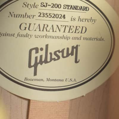 Gibson SJ-200 Standard Wine Red image 12