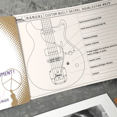 Deimel Guitar Works Doublestar RawTone Set-Neck - 2024 - Open Pore, Matt Purple Candy Metallic. NEW, (Authorized Dealer) image 19