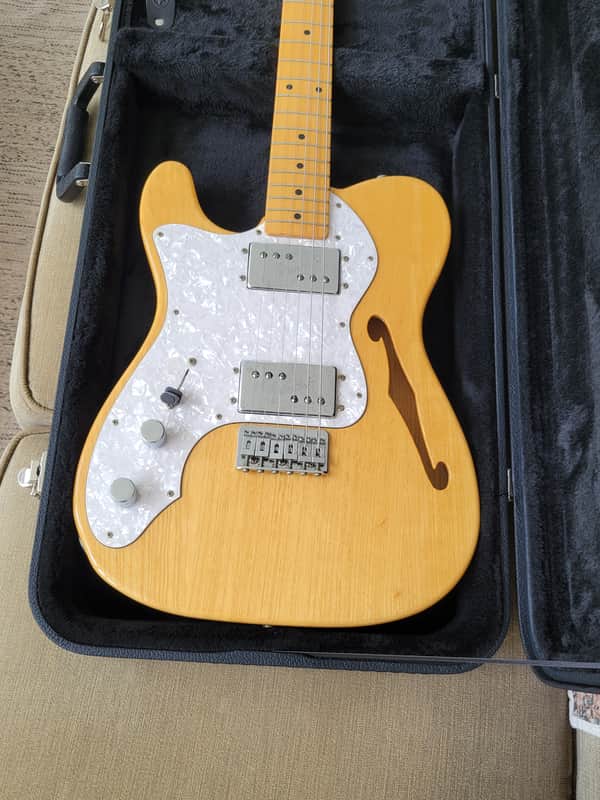 Left handed Fender Japan Telecaster Thinline TN-72 CIJ lefty 2006-2008 - Vintage Natural image 1