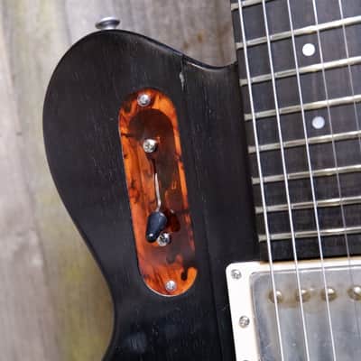 Eastman Juliet/v Antique Varnish - Antique Black Varnish w/ Gig Bag & Hard Case image 8