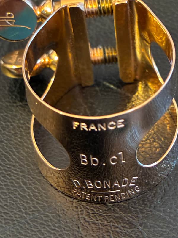 Bonade Clarinet ligature not inverted 2026 - Rose Gold image 1