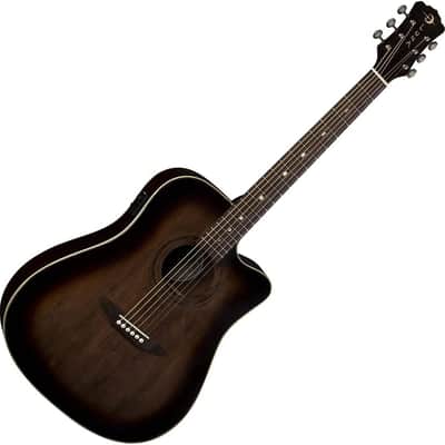 Luna Art Vintage Dreadnought Cutaway A/E - Solid Top (ART V DCE) Bild 1