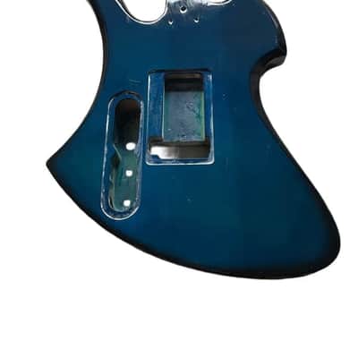 Transparent Blue Guitar Mockingbird Style Basswood Body image 2