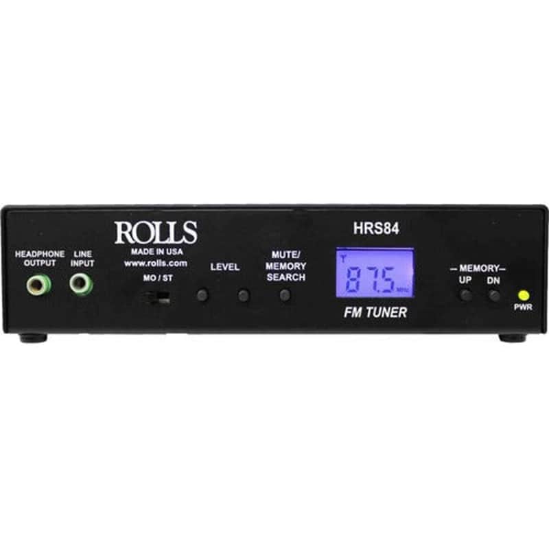 Rolls HRS84 Digital FM Tuner w/ XLR Outputs image 1
