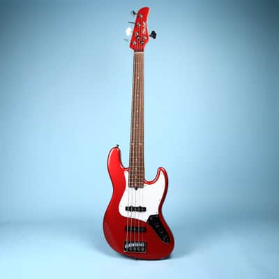 Mike Lull USA V5 5 String Bass Guitar Red 8lbs 13oz image 2