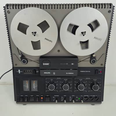 Philips - N4504 - Stereo Tape Deck - New belts - Dust cover image 5