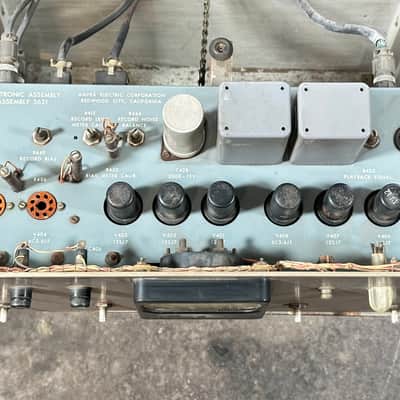 Vintage Ampex 402 / 403 Reel to Reel Tape Recorder Tube Mic Preamp image 9