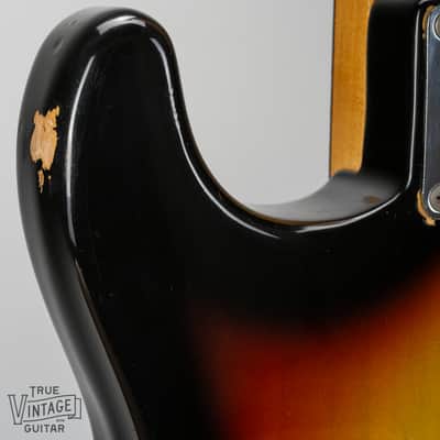 1967 Fender Stratocaster Sunburst Tortoise Shell Pickguard image 11