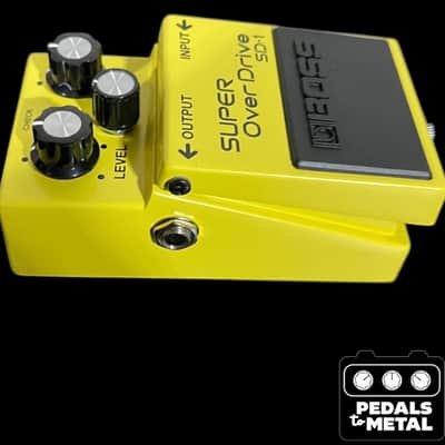 Boss SD-1 Super OverDrive (Silver Label) 1997 - Present - Yellow - X16703 image 5