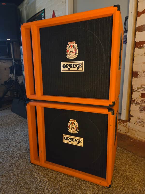Two Orange OBC115 cabs with Eminence Kappalite 3015 speakers Bild 1