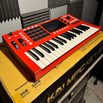 Akai MPC Key 37 Standalone Workstation Synthesizer 2024 - Present - Red image 2