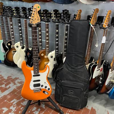 Immagine Fender   Stratocaster American Special Hss Refin Orange - 9
