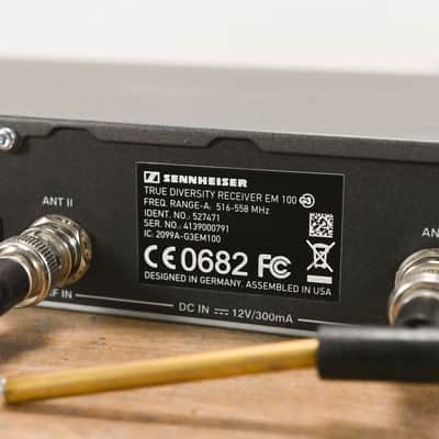 Sennheiser EM 100 G3 Wireless Receiver - 516-558 MHz (NO POWER SUPPLY) CG014LM image 9