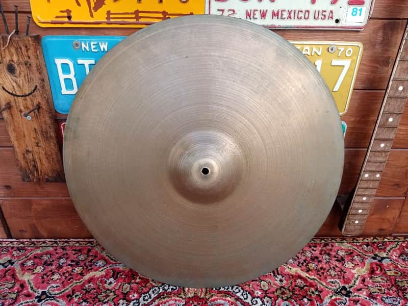 ZILDJIAN A 22” Ride, 1970s. (15-C24/8AVAL) image 1