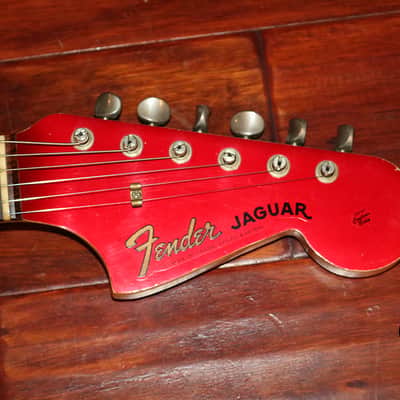 1964 Fender Jaguar  Candy Apple Red (FEE1182) image 7