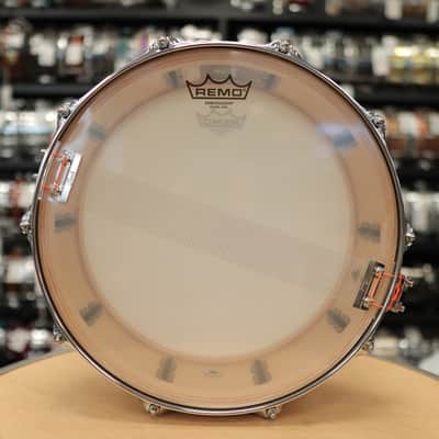 Pre-Owned Pearl Music City Custom 5.5x14" Masters Maple Reserve Snare Drum (Nicotine White Marine Pearl) image 12