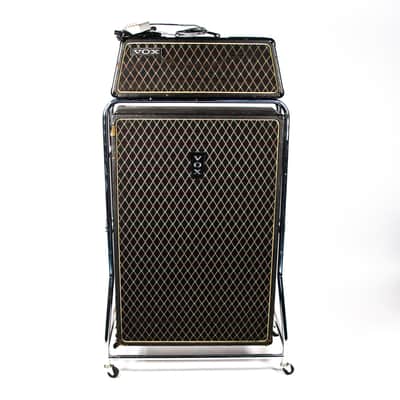 Vox Beatle Head and Super Beatle Cabinet With Heartbreakers Logo Owned by Mike Campbell image 1